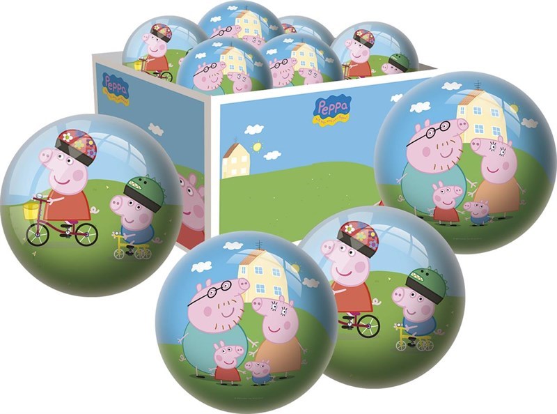 Plastic Bal Peppa Pig 15 Cm