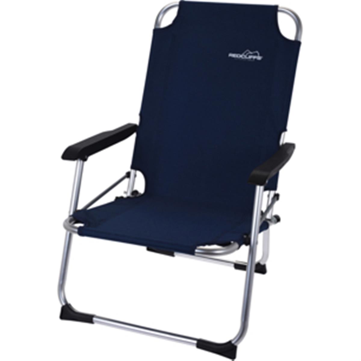 Chaise pliable ALU bleu fonce 110 kg