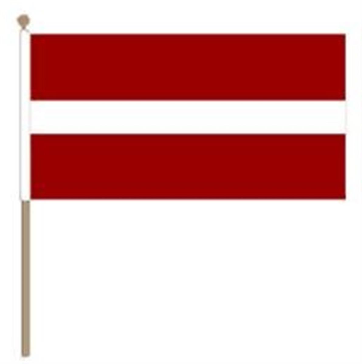 Vlag Letland 30 X 45 Cm Stok