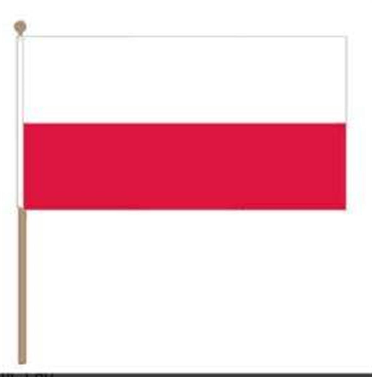 Vlag Polen 30 X 45 Cm Stok