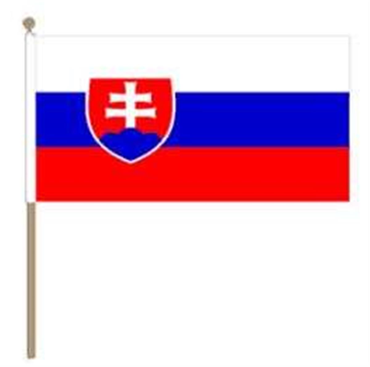 Vlag Slovakije 30 X 45 Cm Stok