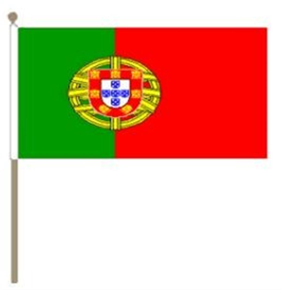 Vlag Portugal 30X45 Cm Stok