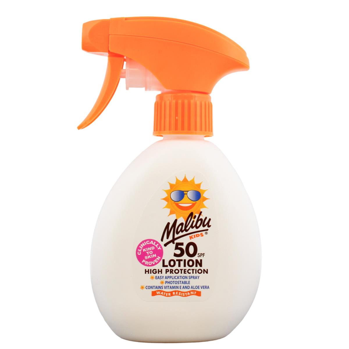 Malibu 300 ml SPF 50 kids lotion spray HM252