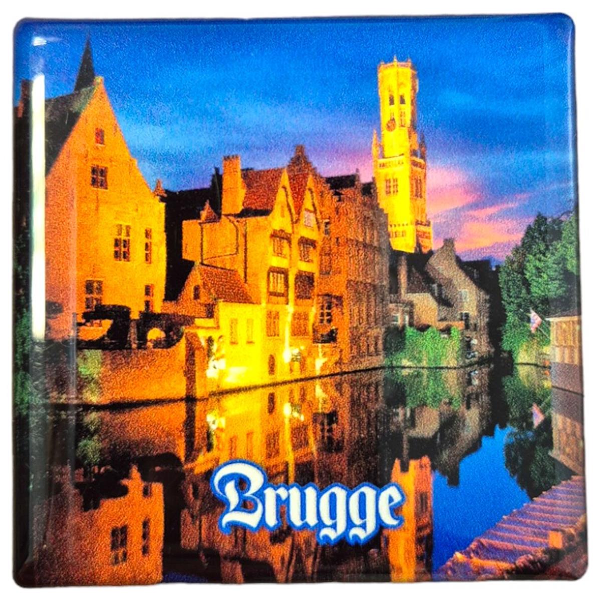 Magneet square Brugge night