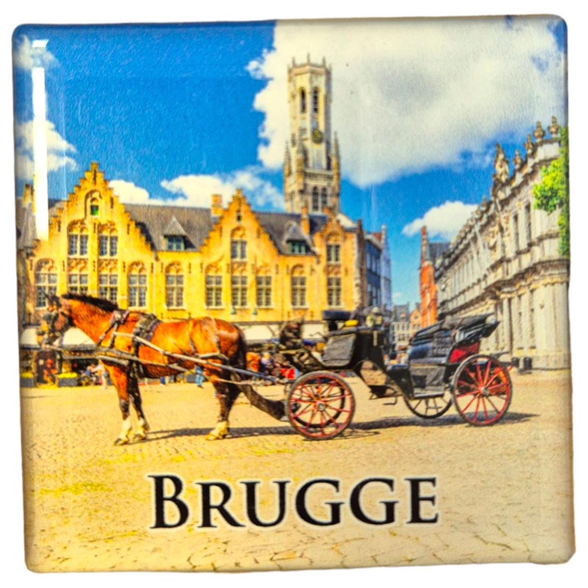 Magnet square Brugge koets