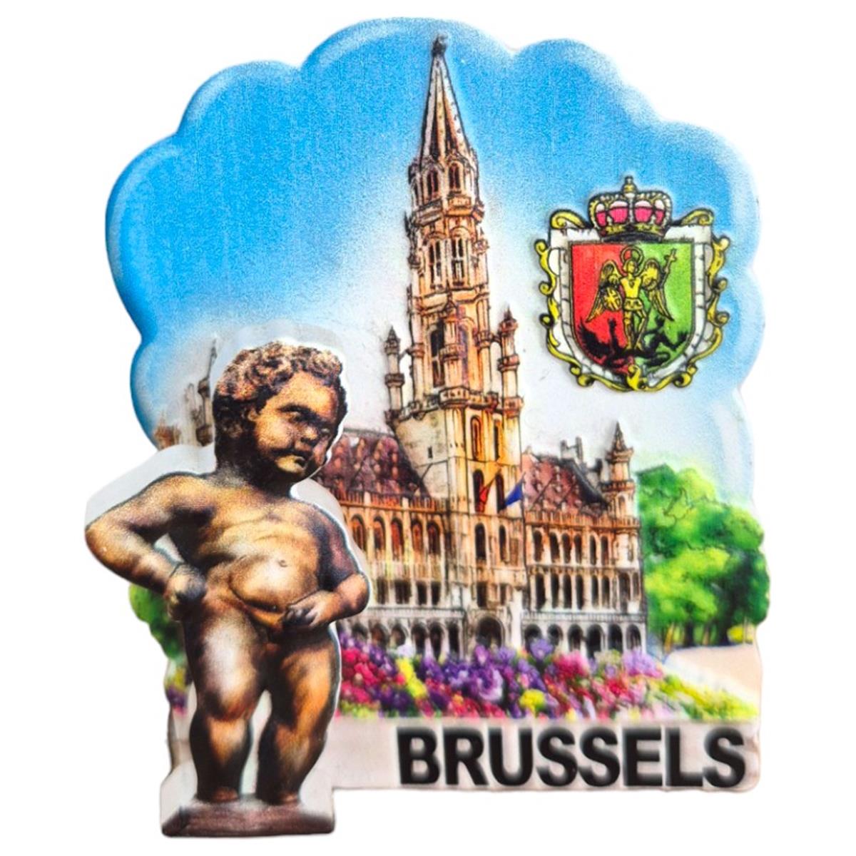 Magneet 3D Brussel 25 spring