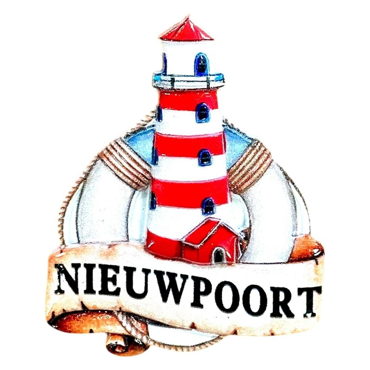 Magneet Nieuwpoort vuurtoren