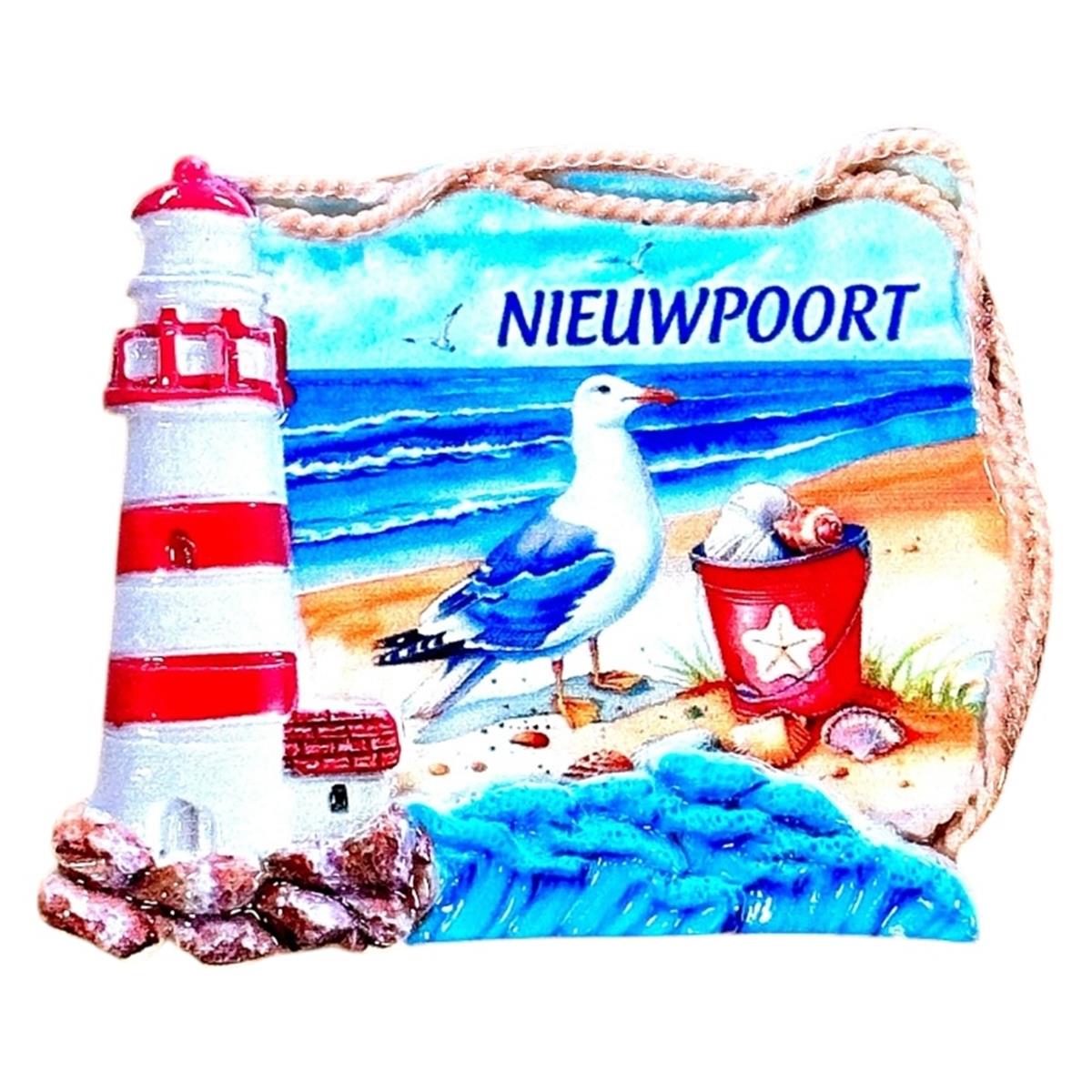 Magneet Nieuwpoort vuurtoren