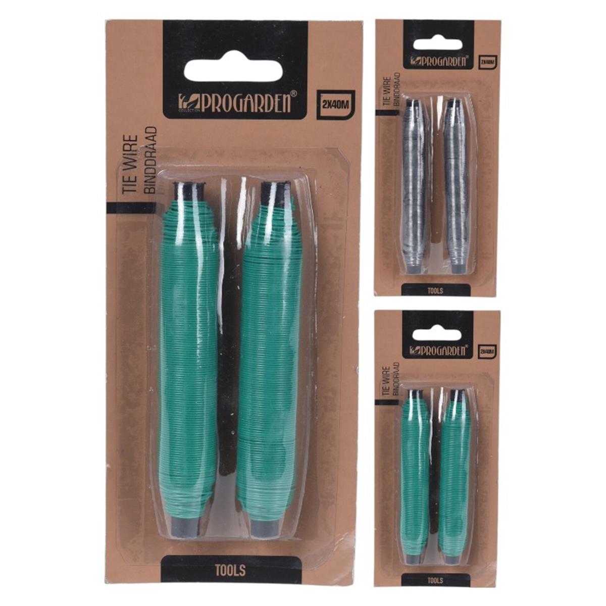 set van 2 binddraad 40 meter