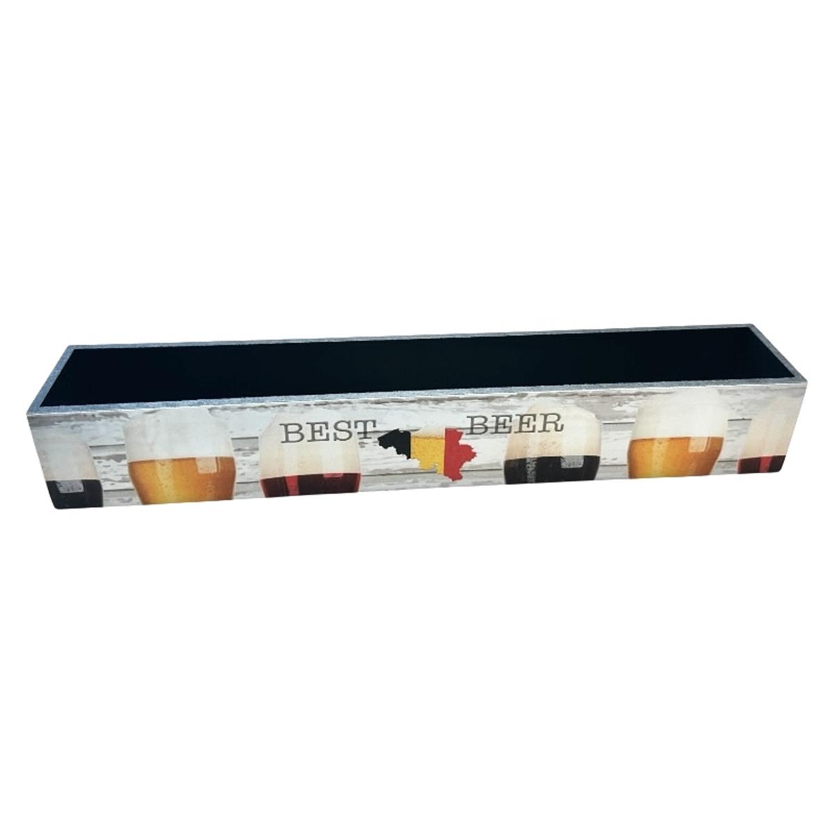 Bierbak Best Beer 44x7.5 cm 7 flesjes