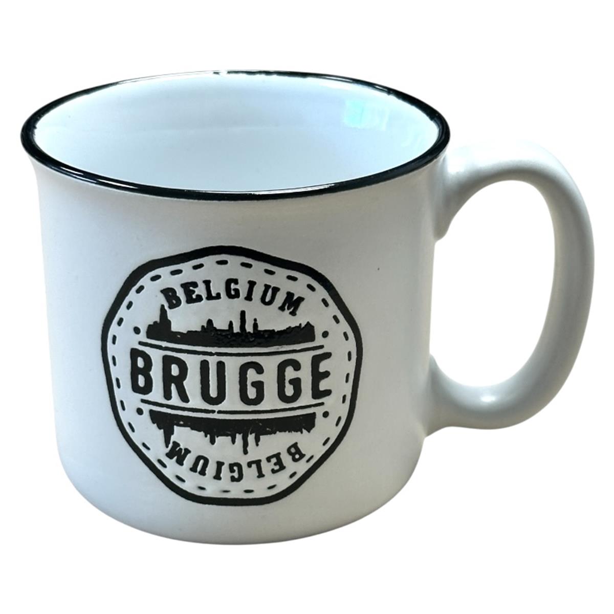 Koffietas Brugge/Belgium wit