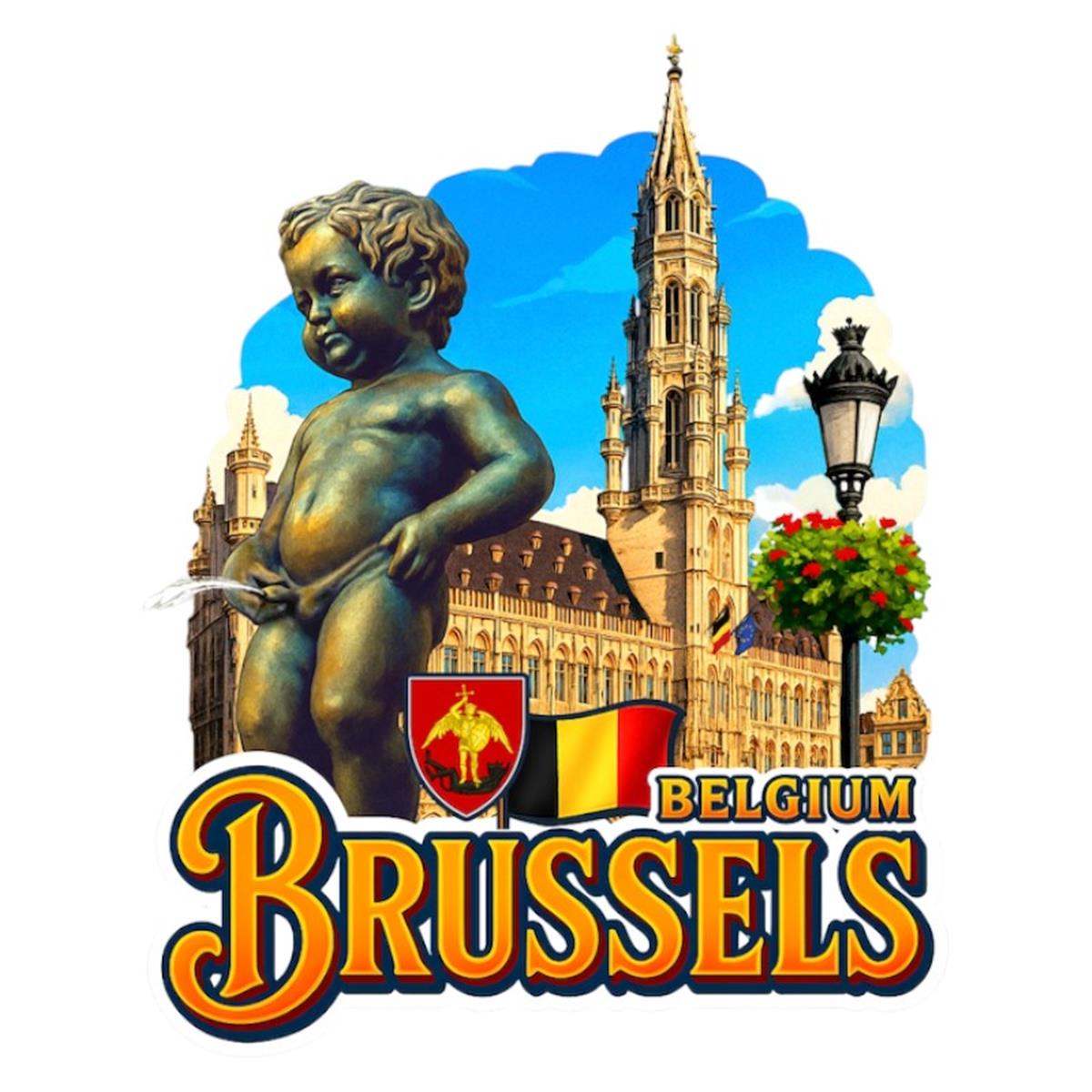 Aimant MDF Bruxelles style 1