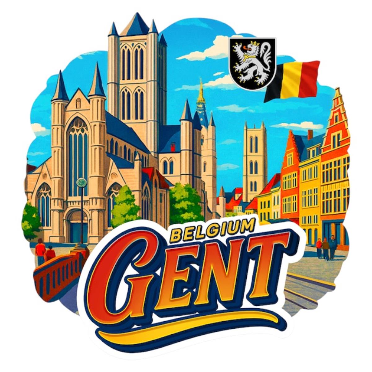 Aimant MDF Gand style 1