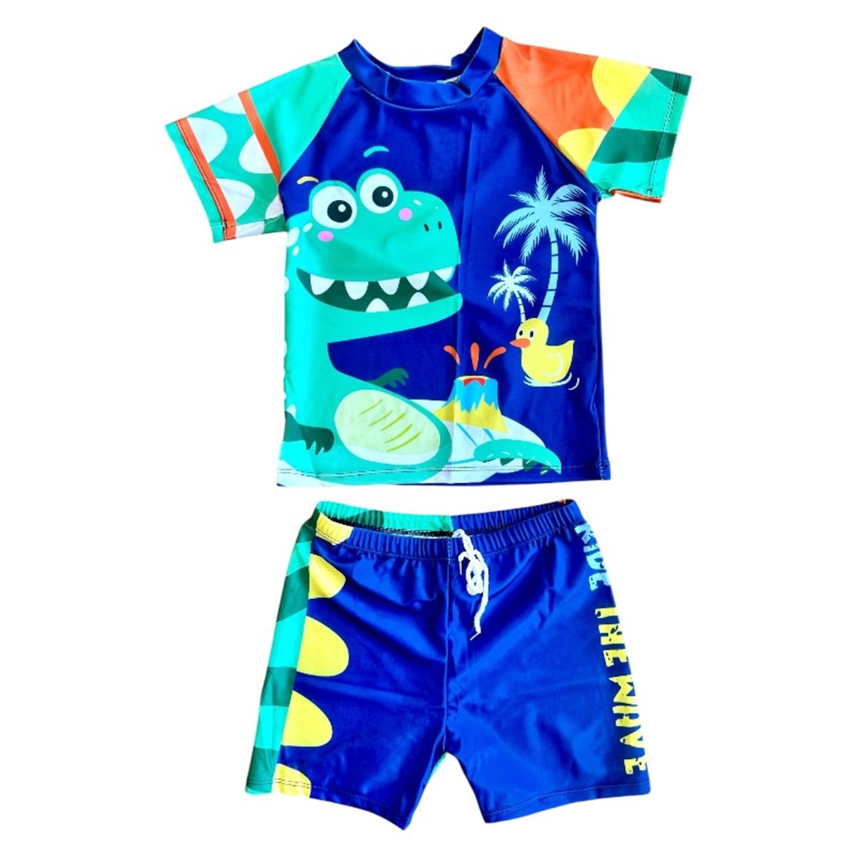 Swimsuit boys Dinosaur 6-10 y (2 pcs)