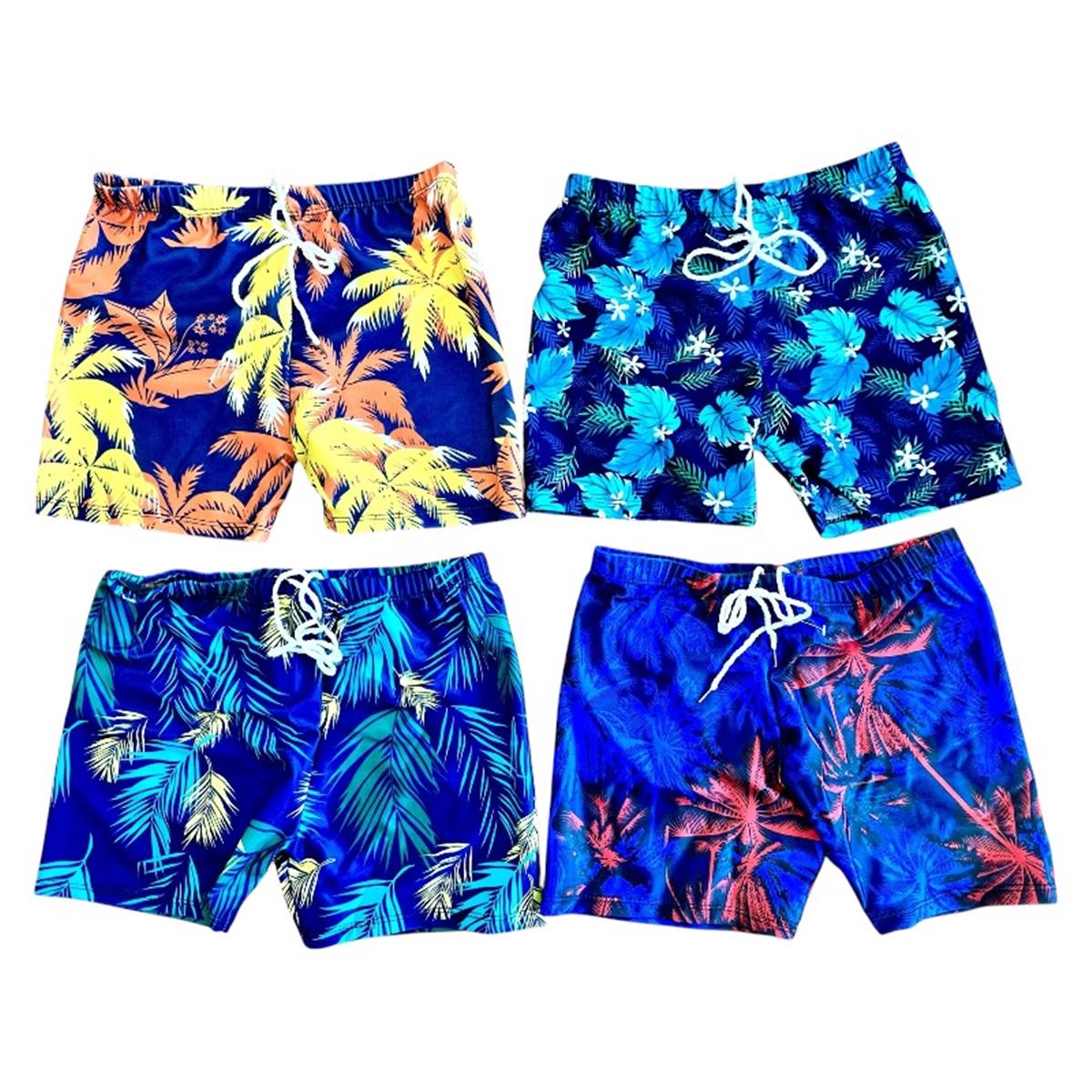 Swimshort stretch children 4-6 y 4 ass