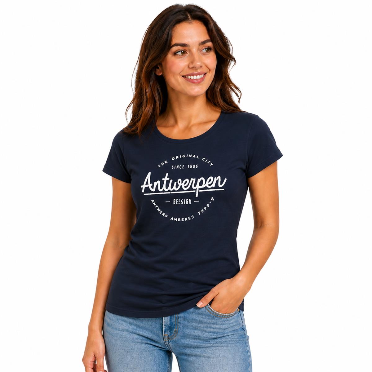 T-shirt ladies Antwerpen original black M