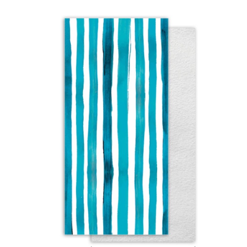 Strandlaken stripe azur 100 * 180 cm