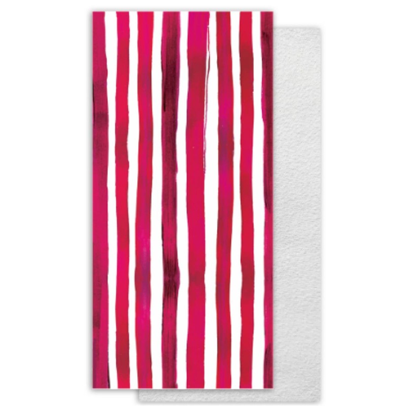 Strandlaken stripe red 100 * 180 cm