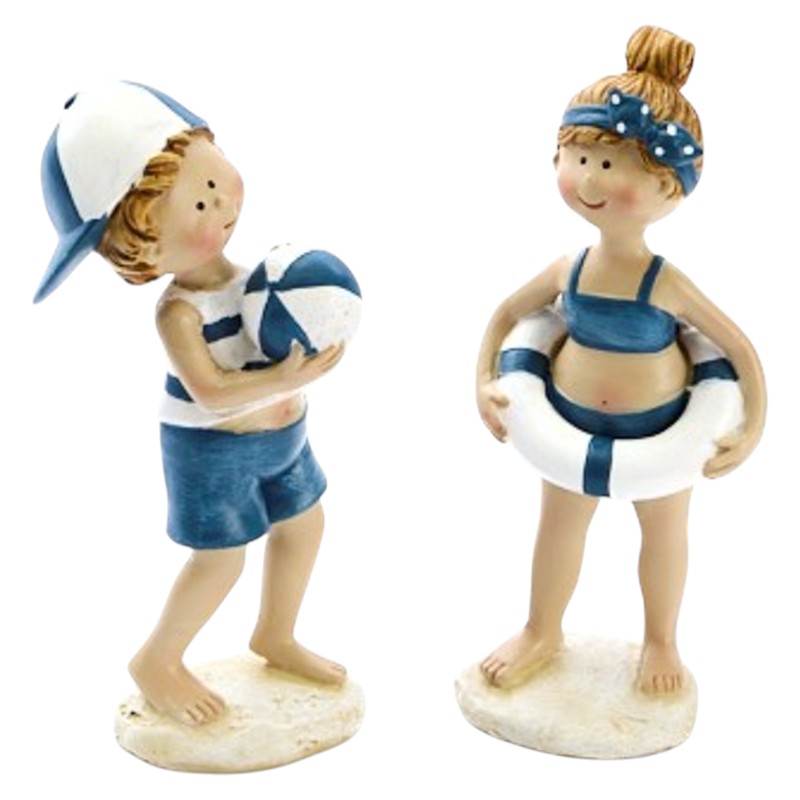 Kinderen aan zee 2ass 14cm