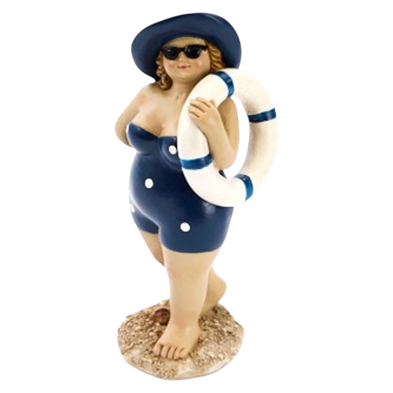 Dame in badpak 19cm