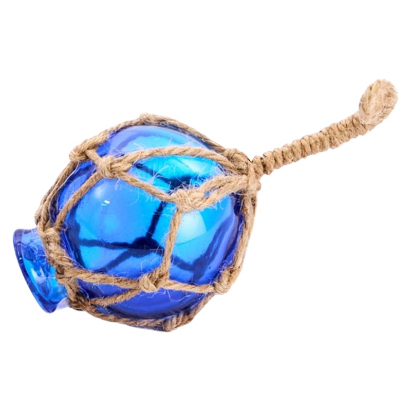 Boei glas blauw 5cm