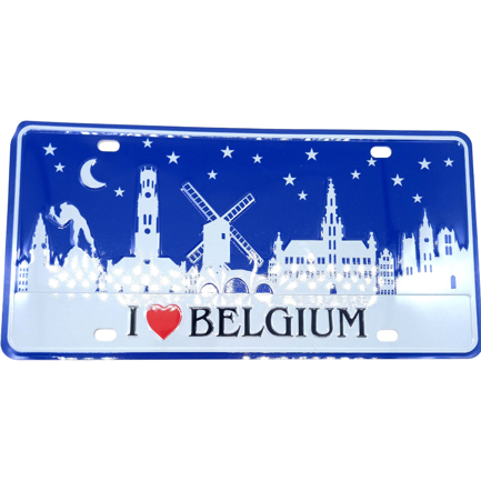 License Plate Belgium 