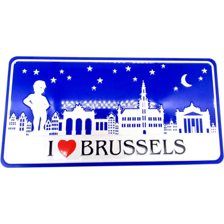License Plate Brussel