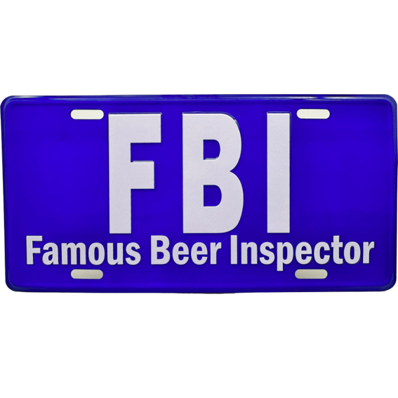 License Plate Fbi 12/144