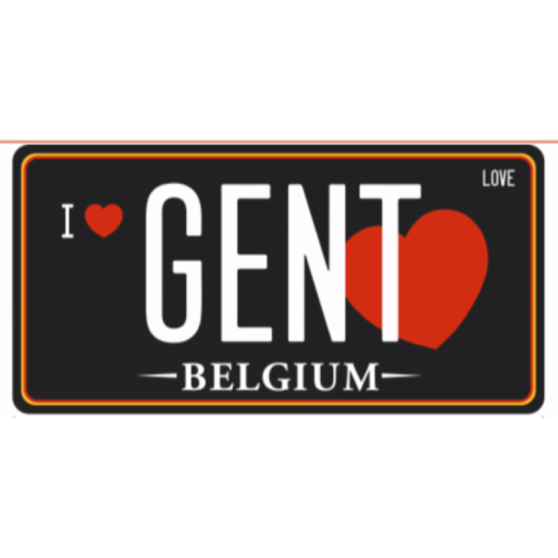 Plaque I Love Gand