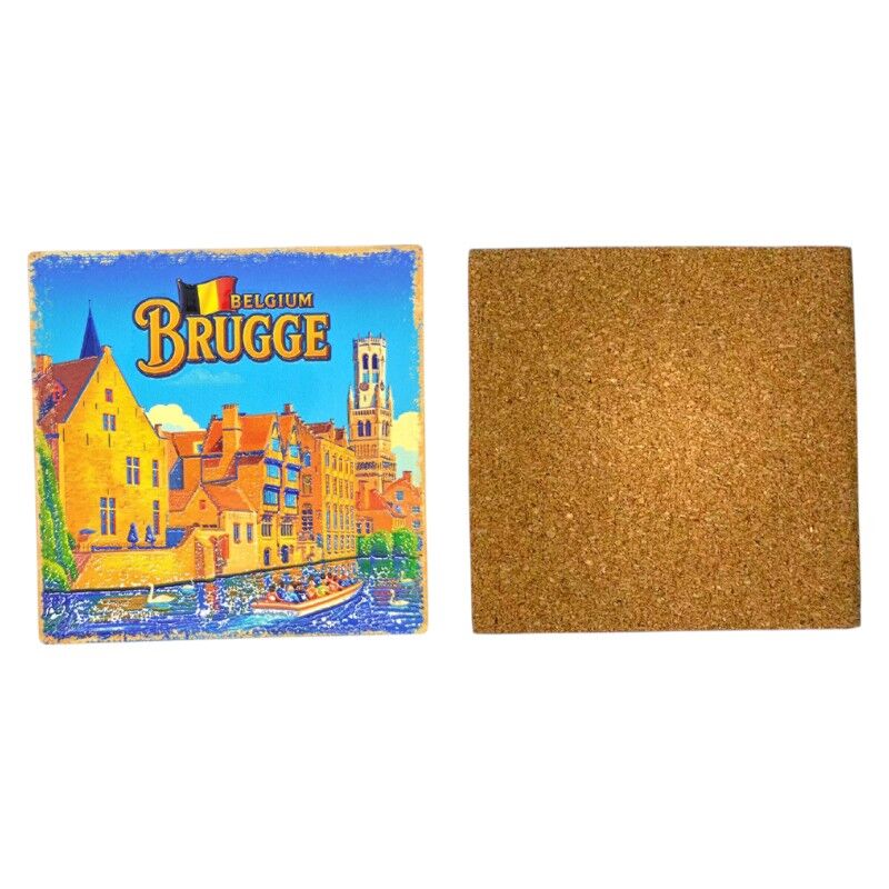 Onderzetter Brugge 10 * 10 cm