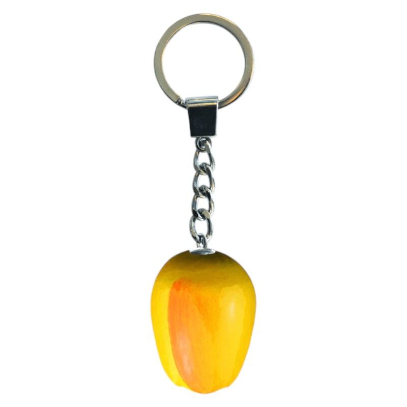 Tulp sleutelhanger geel oranje