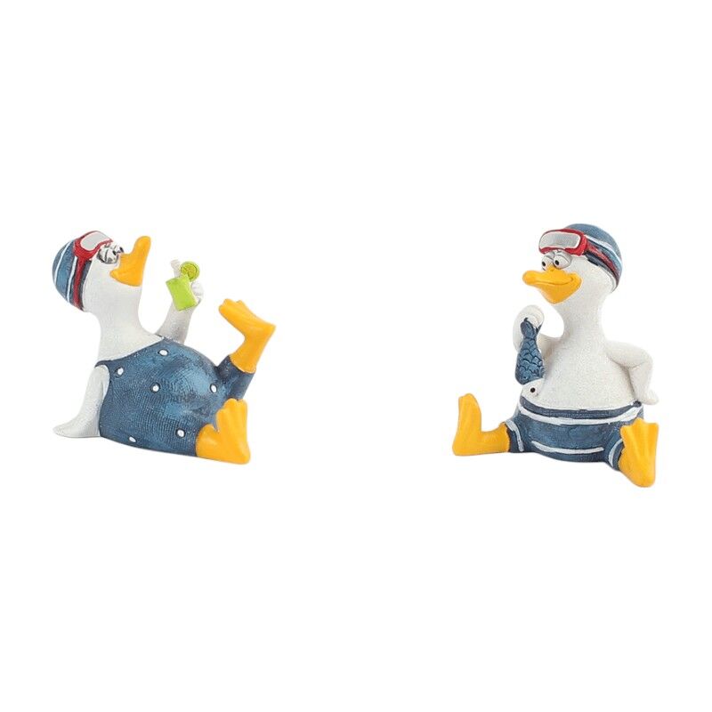 Komische meeuw zittend 2ass. 7cm