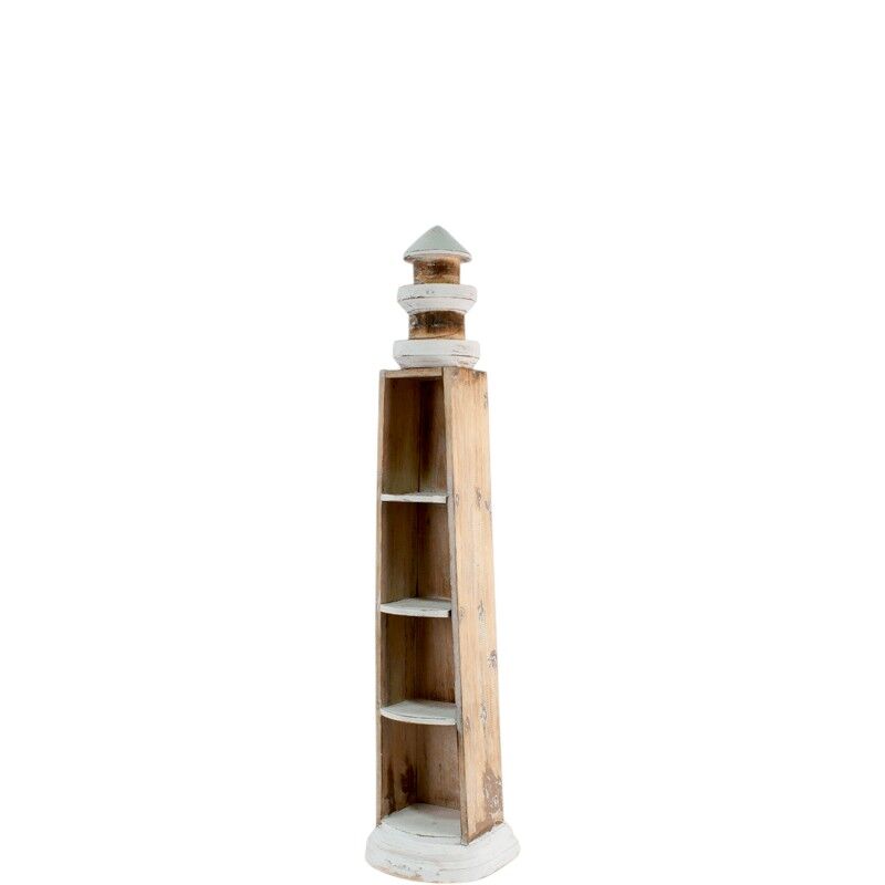 Vuurtoren hout opberger 100cm