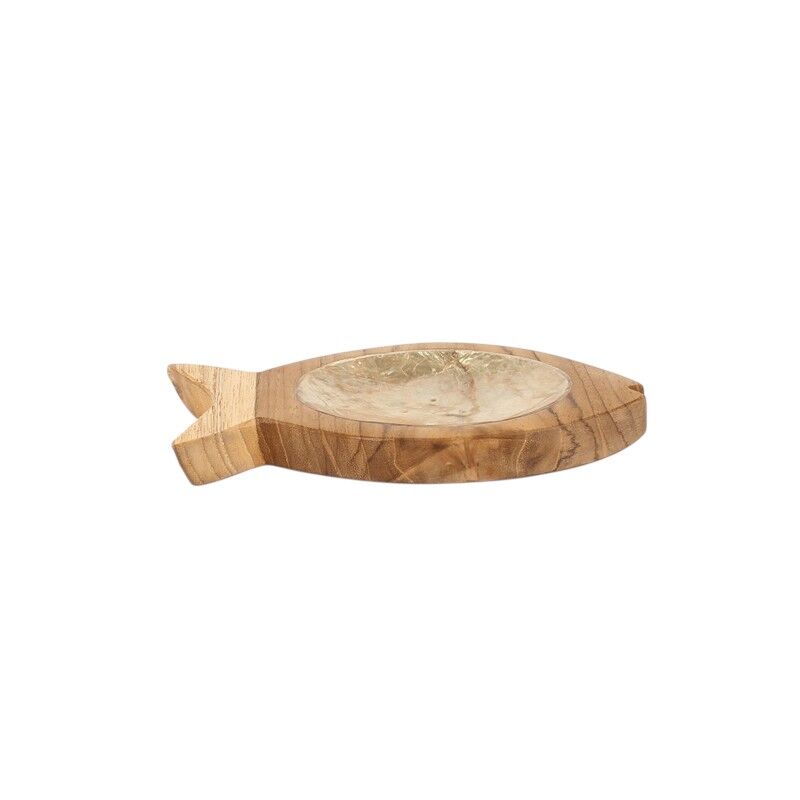 Zeepbakje capiz  vis goud