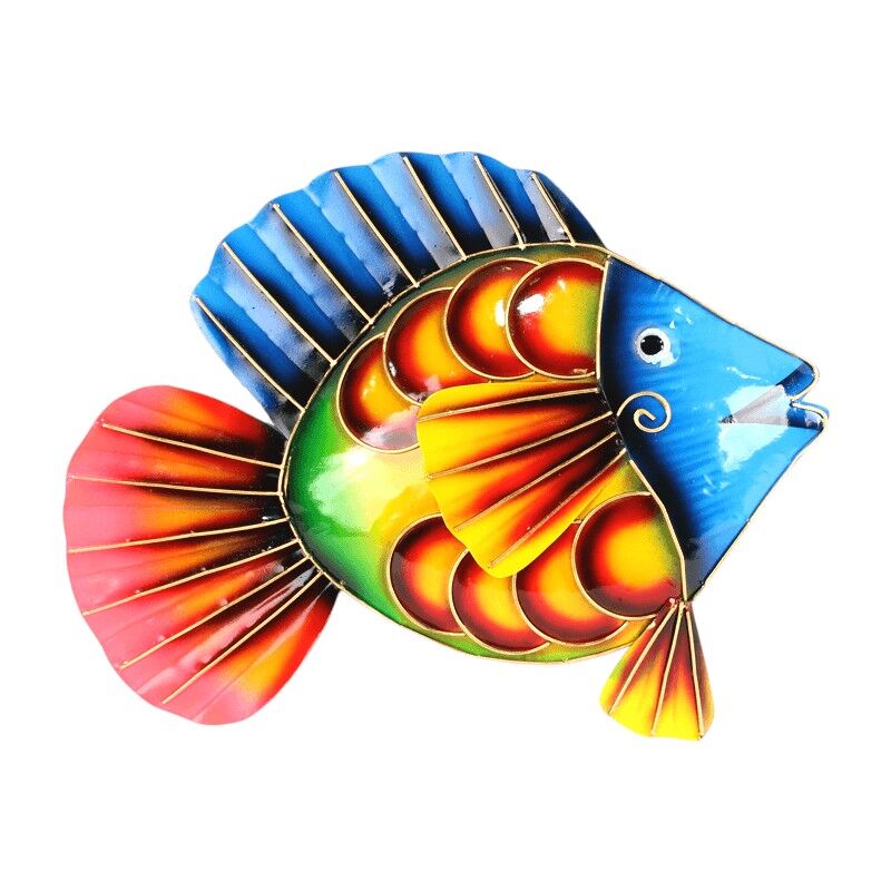 Metalen Vis wanddeco