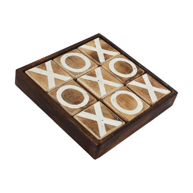 Boter kaas en eieren hout 30x30cm