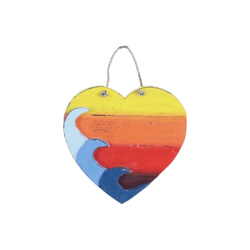 Hart regenboog 20cm
