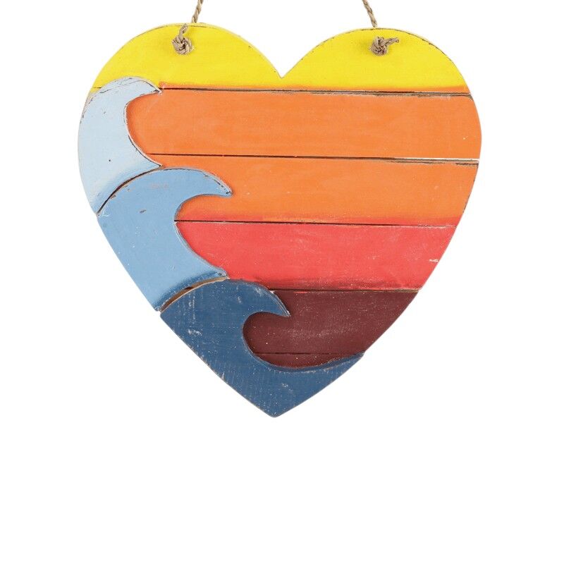 Hart regenboog 30cm