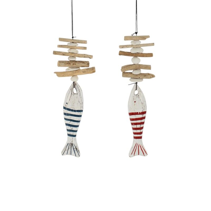  vis hanger hout 26cm 2 ass.rd/bl
