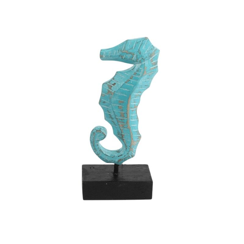 Zeepaardje turquoise 28cm