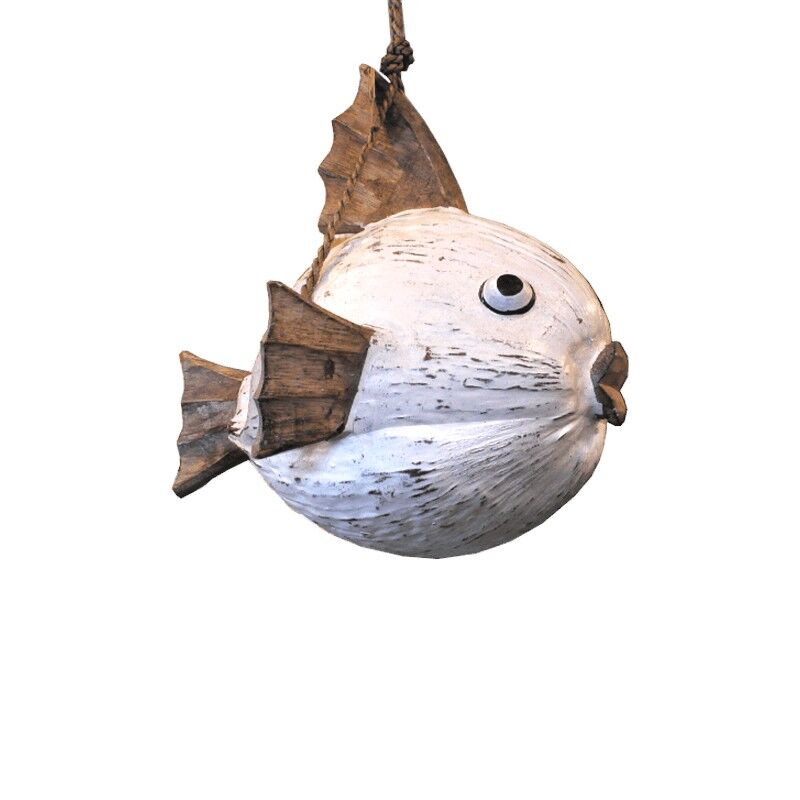  vis kokosnoot wit