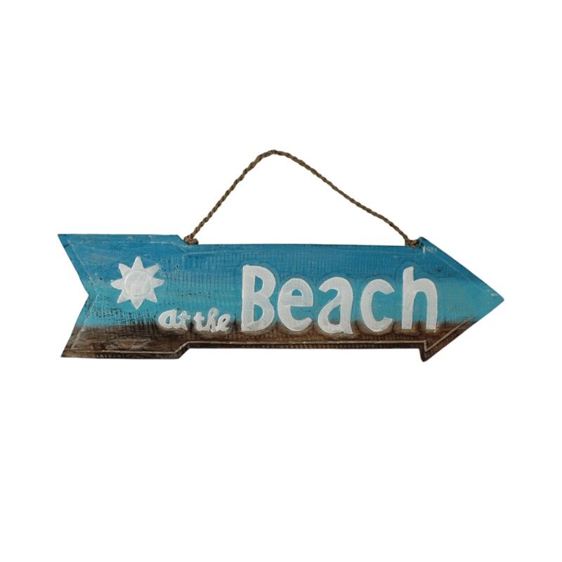 Tekstbord Pijl at the Beach 48cm