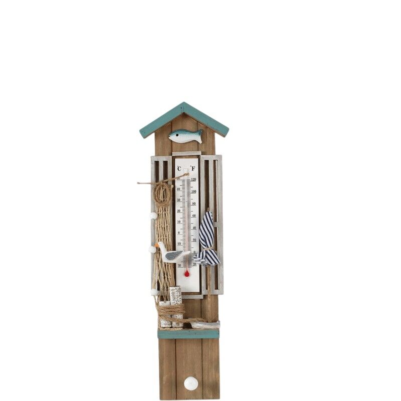Thermometer groenblauw 40cm