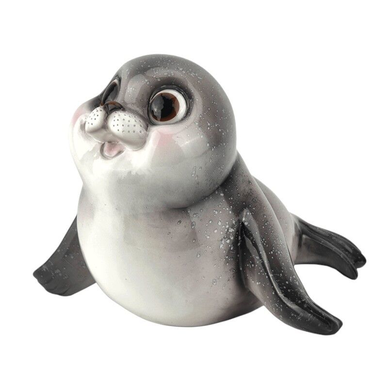 Zeehond grijs, hoogte 20,5cm