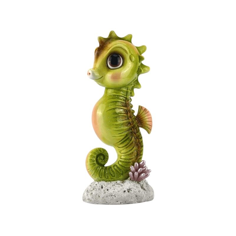 Zeepaard groen, hoogte 48cm