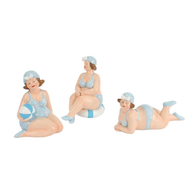 Strandlady klein lichtblauw -3 ass.