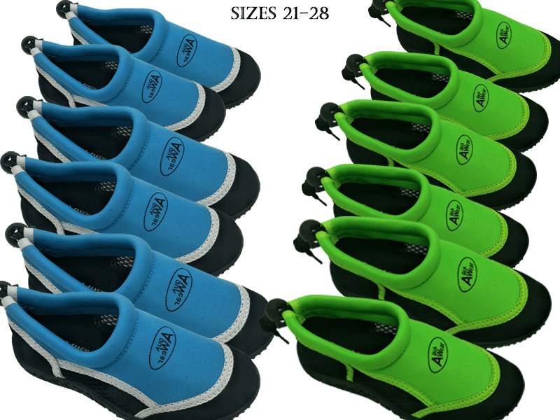 Chaussure Neoprene Vert / Bleu taille 21 - 28 ass