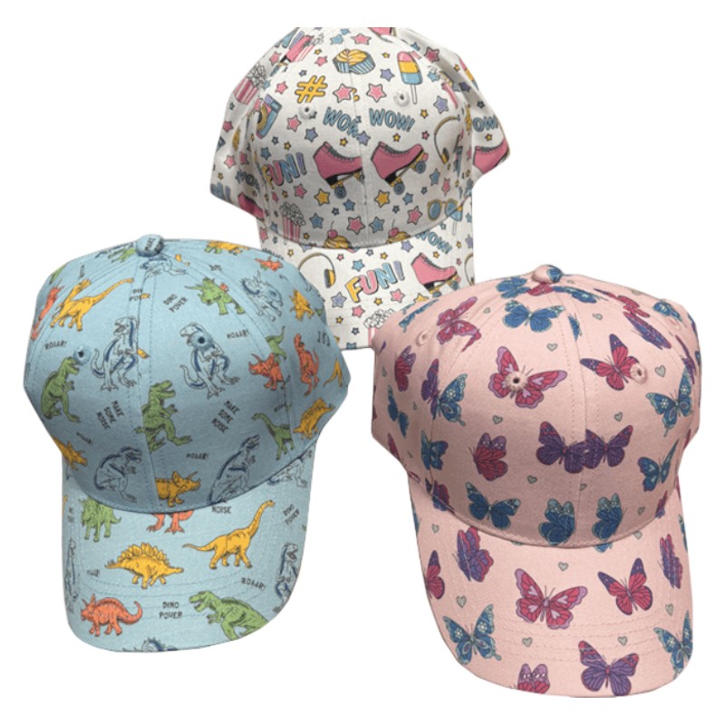Cap Kids Print 3 ass.
