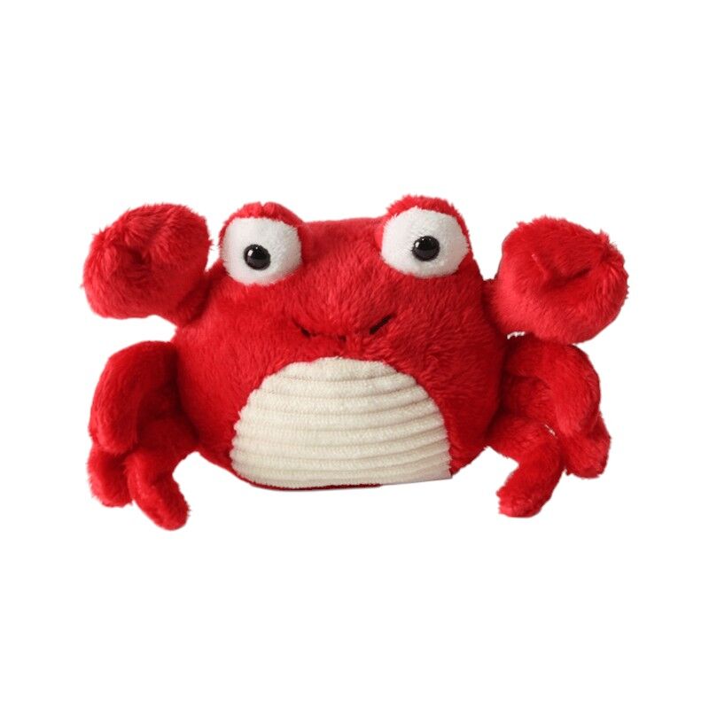 Krab pluche rood 13cm