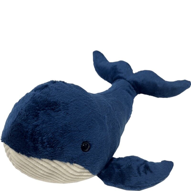 Walvis pluche donkerblauw 50cm